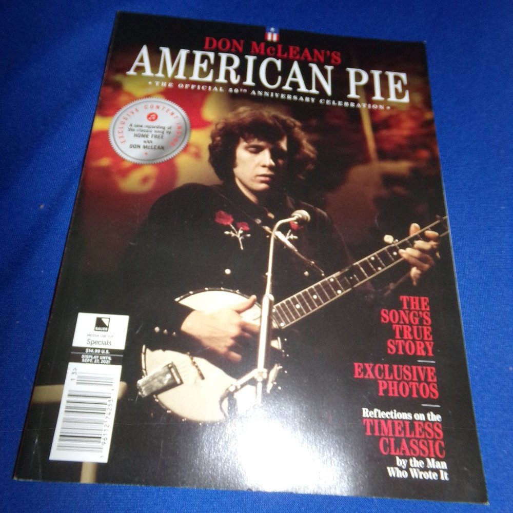 Don McLean's American Pie Magazine Size Paperback Book